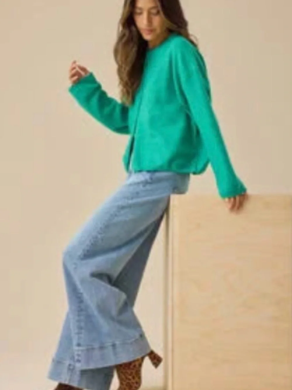 Altar'd State Medium Wash Chandler Denim Jeans with Tag - Picture 2 of 6